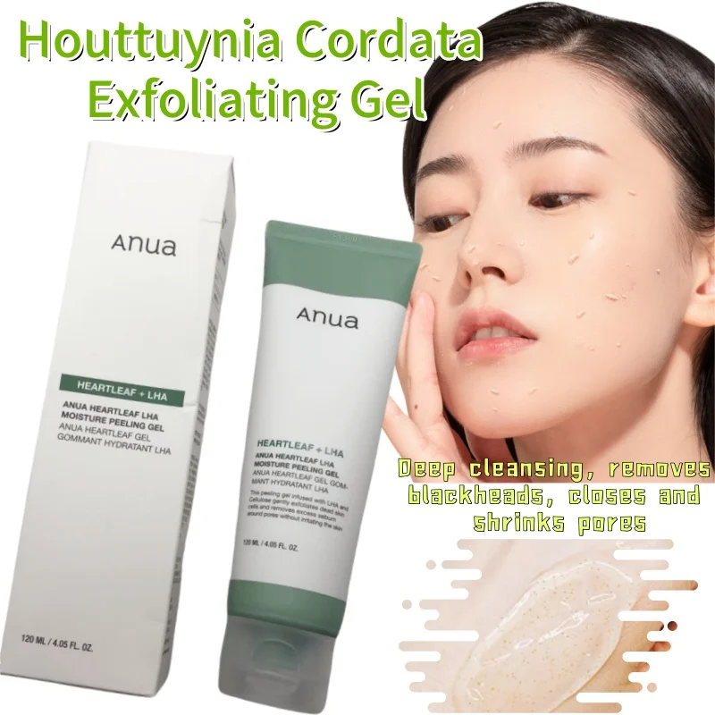 

Houttuynia Cordata Exfoliating Gel Cleanser Cleansing Moisturizing Softening Cuticles Clarifying and Tender Skin 120g