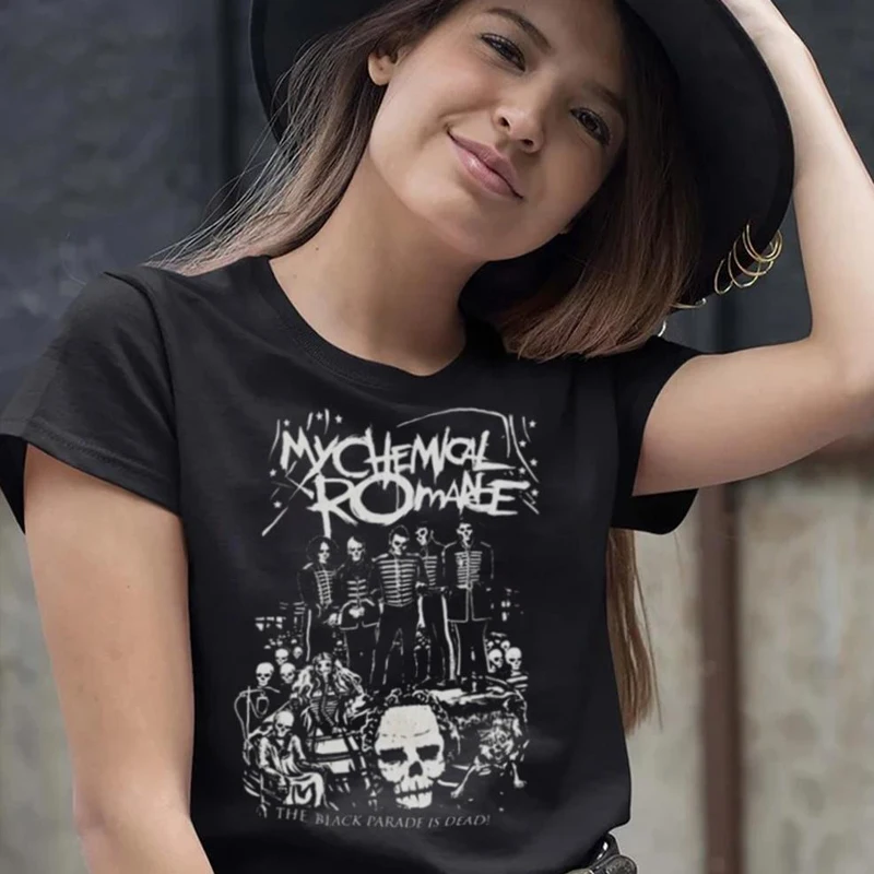 Ästhetische Schädel schädel Grafik Y2K Crop Top Kurzarm Baby Harajuku Streetwear Frauen Kleidung Kultivieren selbst T Shirts Emo ﻿