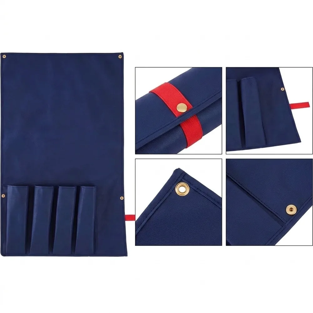 For Mahjong Rack Storage Pouch with Cloth Build 48x90cm Large Interior Space Snap Flap Buckle Closure Easy to Transport