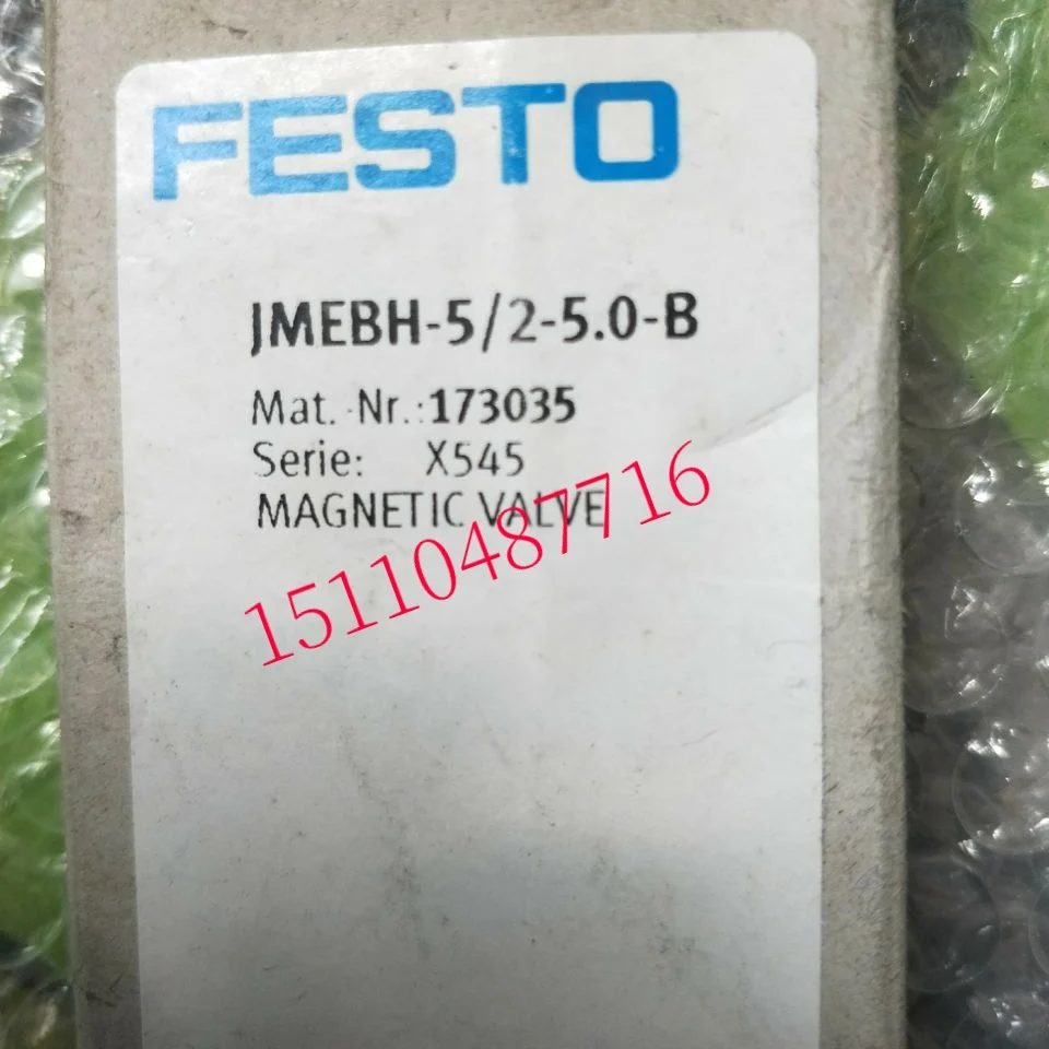 

FESTO FESTO Solenoid Valve JMEBH-5/2-5.0-B 173035 Original Spot.