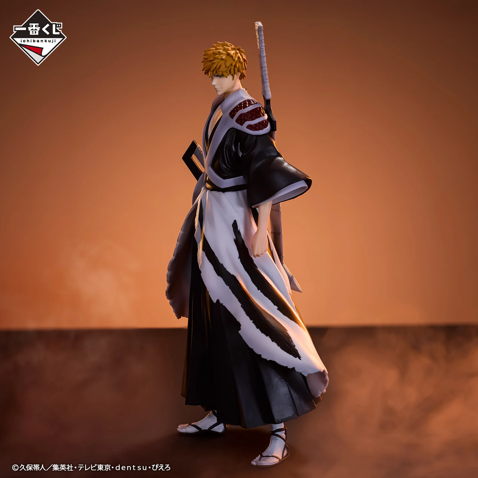 BANDAI BLEACH Ichiban KUJI Kurosaki Ichigo Kuchiki Rukia Abarai Renji Hitsugaya Toushirou PVC Anime Action Figures Model Toy