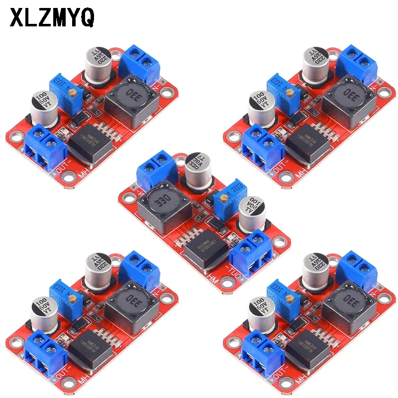 5szt DC-DC Regulowany moduł konwertera mocy Step-up XL6019 Zastąp LM2577 Boost Volt Converter 3.3V-35V do 5V 9V 12V 24V
