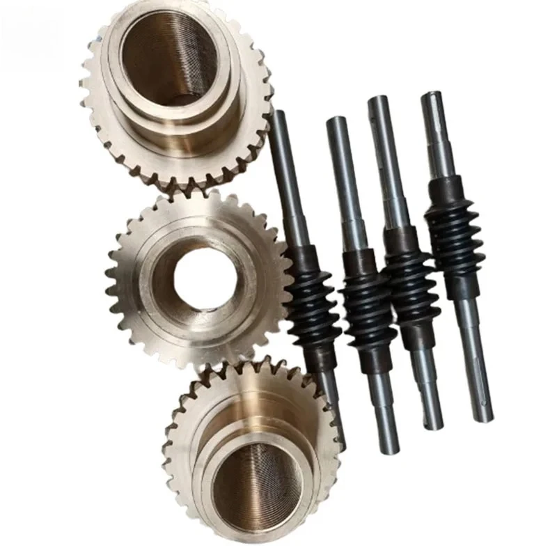 Cnc Machining Turbine Turbo Wheel Worm Turbine Wheel Gear Shaft&swing Pinion Worm Gear Screw Shaft