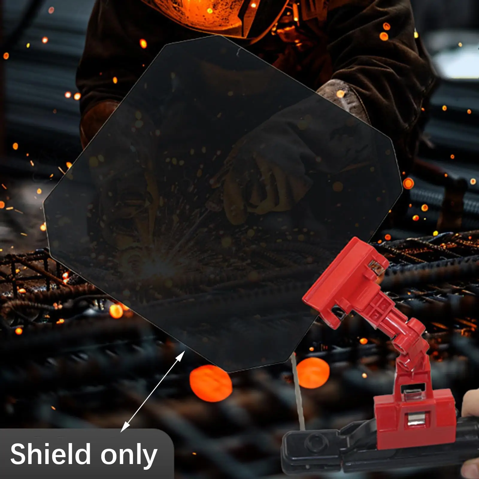 Welding Blackout Panel Protective Face Shield Accessories Easily Install Eye