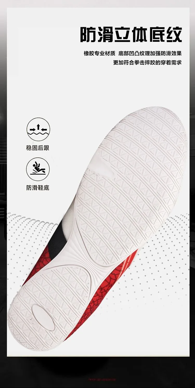 

New Top Wrestling Training Shoes Brand Wearable Boxing Sneakers Neutral Sports Boxing Fighting Shoes