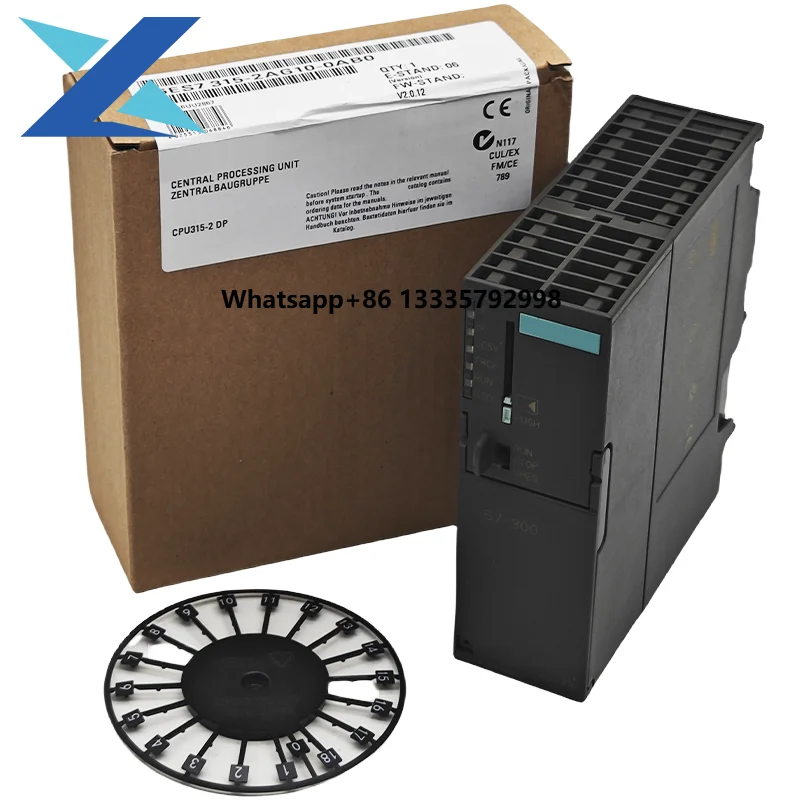 

Warehouse Stock Brand New Original SIMATIC S7 - 300 CPU Module 6ES7315-2AG10-0AB0 PLC Controller CPU Central Processing Unit