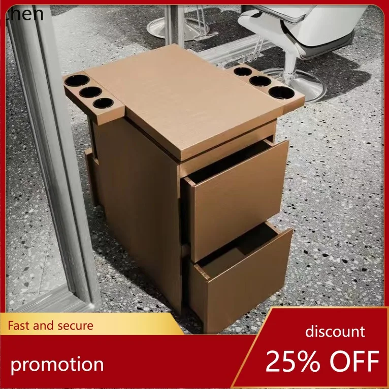 

ZML Tool Cabinet Hair Salon Stainless Steel Work Cabinet Multi-layer Storage Cabinet