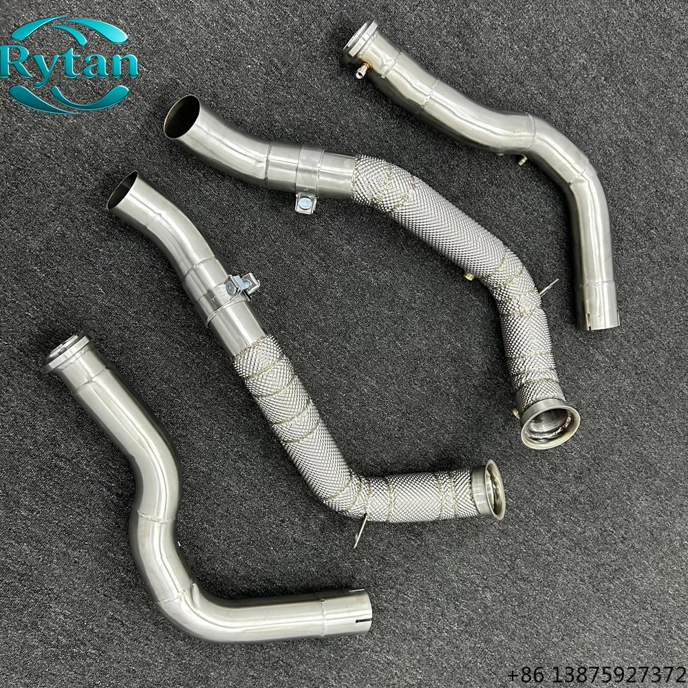 

Выхлопная система Rytan из нержавеющей стали 304 с прямыми трубами Valvetronic и даунпайпом для G500