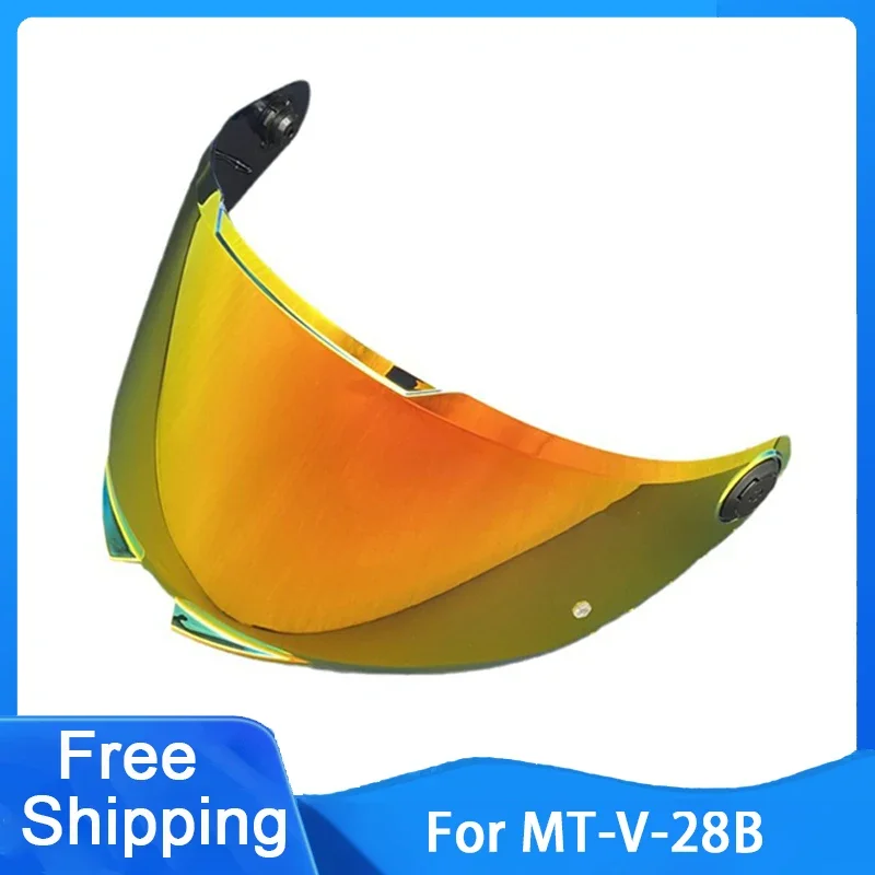 MT-V-28B Motorcycle Helmet Visor Lens For MT THUNDER 4 SV Replace Anti-UV Anti-Scratch Dustproof Windshield Helmets Accessories
