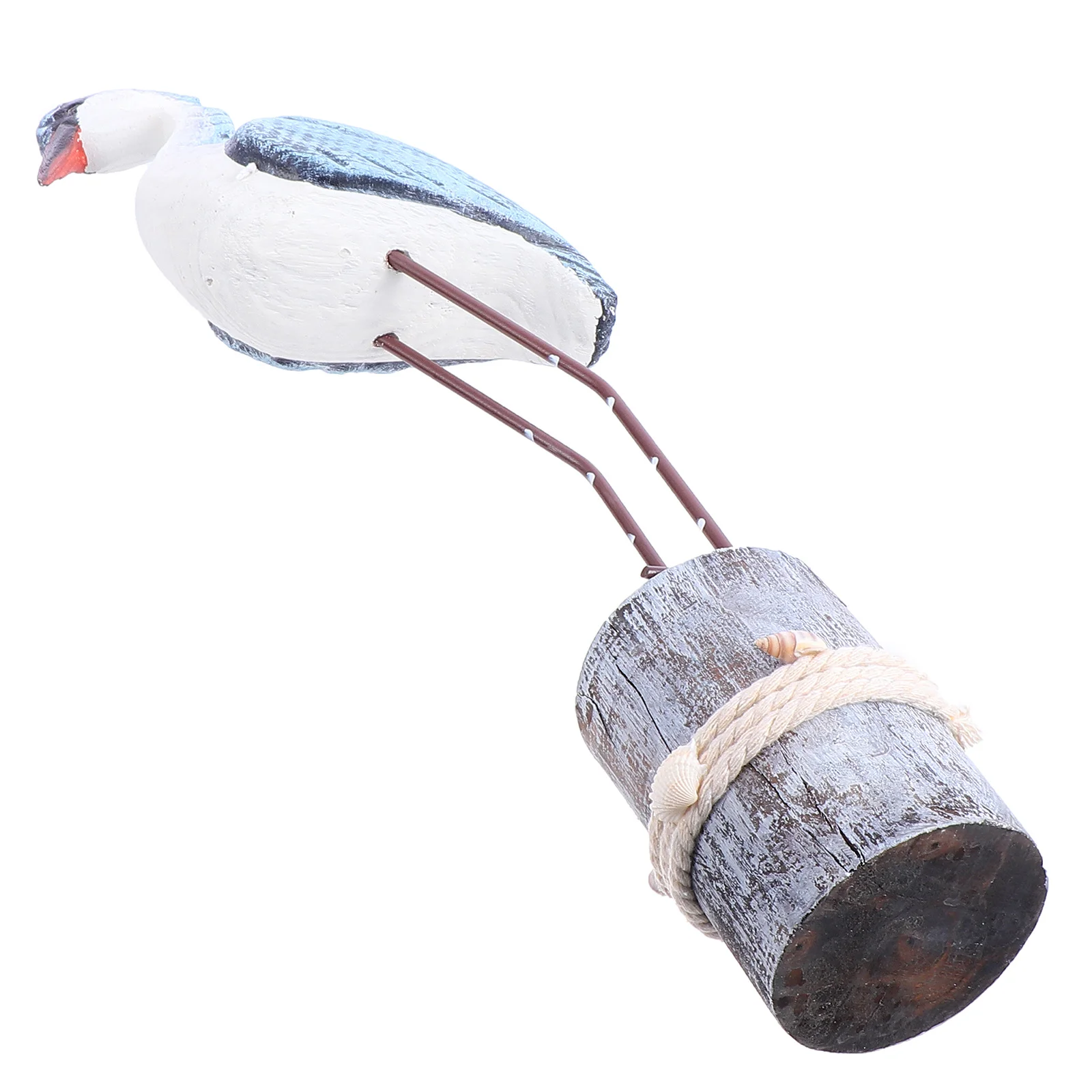 

Wooden Seagull Decoration Elegant Home Tabletop Ornament for Christmas Birthday Wedding Festival Bedroom Window Living Room