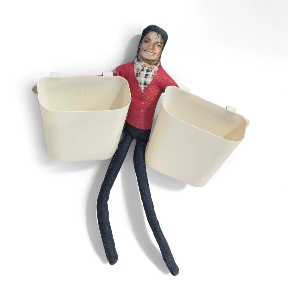 Michael Jackson Plush Doll Movable Joint Figure, Cosplay Collection Prop Soft Stuffed Toy, Room Decor Gift for Music Fans - view 6
