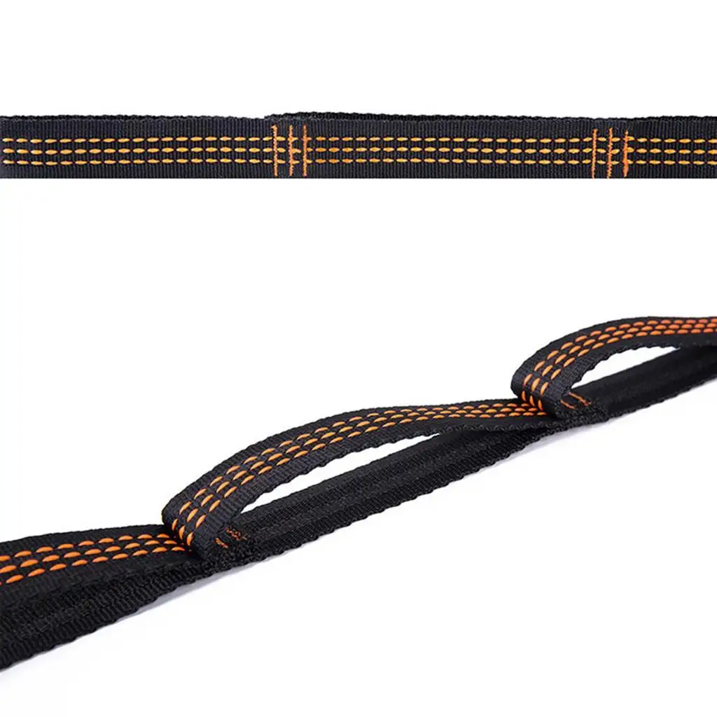 Tree Strap Nylon Hammock Strap Set Swing Ropes Durable Belt High Bar Beam Use for Outdoor Playground