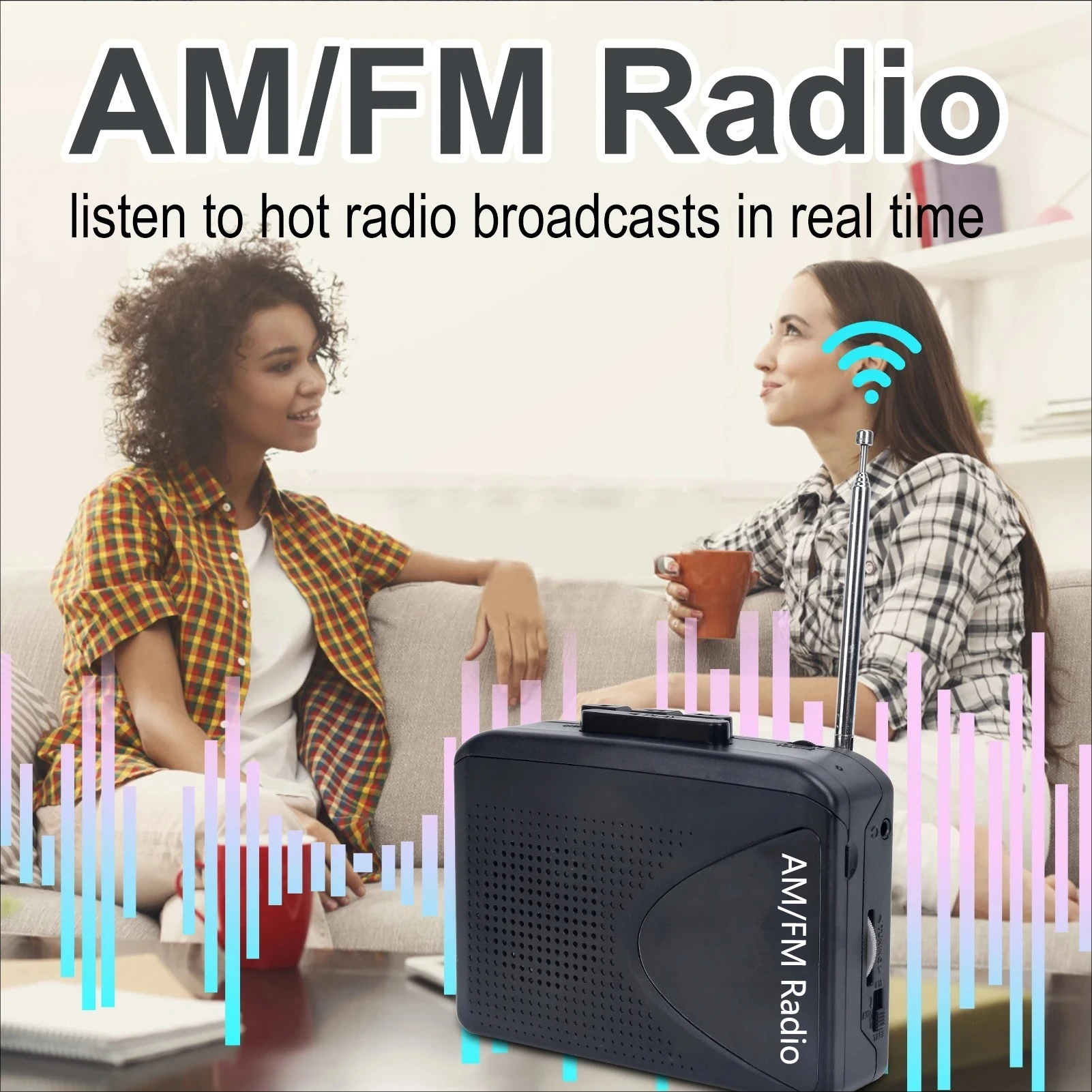 

Кассетный плеер Walkman Кассетный плеер Портативный динамик Несколько методов питания Функция AM/FM-радио Музыкальный плеер