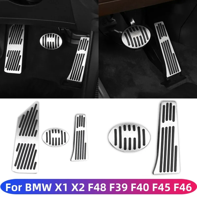 

Car Rest Fuel Brake Pedal Cover Accessories 2016-2023 For BMW X1 X2 F48 F39 F40 F45 F46 216i 218i 220i 216d 218d 220d