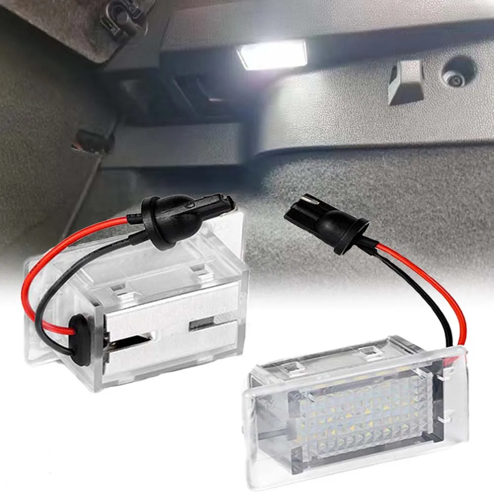 1Pcs For Ford Focus Mondeo Galaxy Fiesta LED Car Door Trunk Lights Luggage Footwell Lamps C-Max S-Max Transit Esosport Fosion