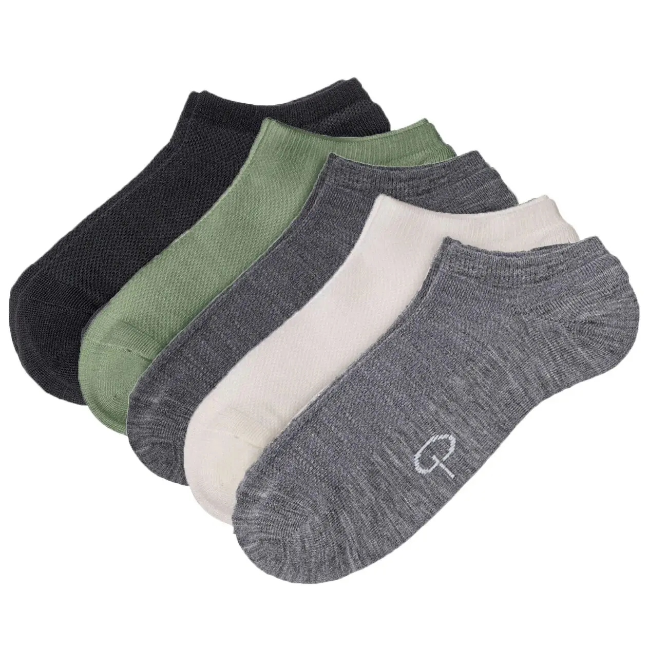 Merino Wool Ankle Socks Men Women Athletic Thin Running Socks 60% Merino Wool No Show Socks Hiking Lightweight Mesh Sports Socks