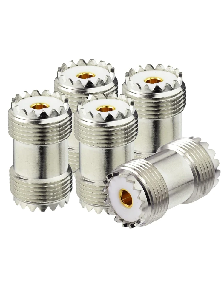 SL16 UHF SO239 femelle à UHF femelle, adaptateur de connecteur droit pour UHF PL259 mâle