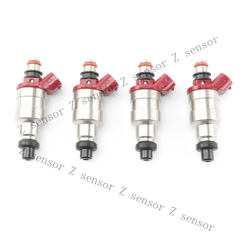 Set of 4 For Mazda B2600 MPV G609-13-250 High impedance flow match Fuel Injector