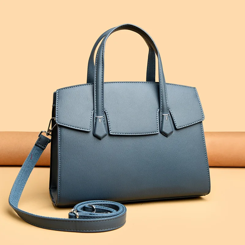 

2025 Premium Tree Bark Leather Tote Bag - Women's Fashionable Office Handbag for Work & Business Commuting.