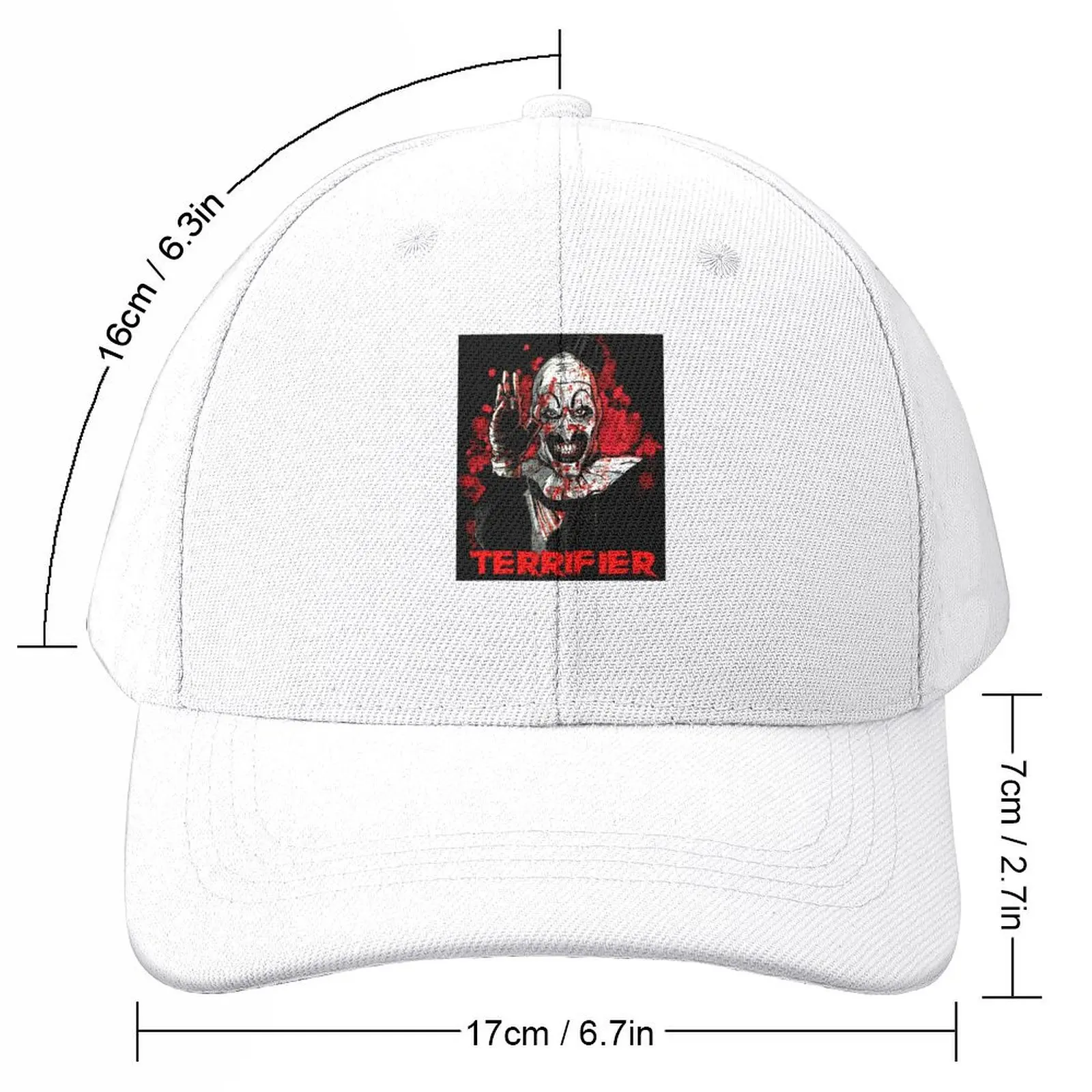 Great Model Terrifier Movie Horror Art The Clown Awesome For Movie Fan Baseball Cap fishing hat Golf Hat Men Hats Women's