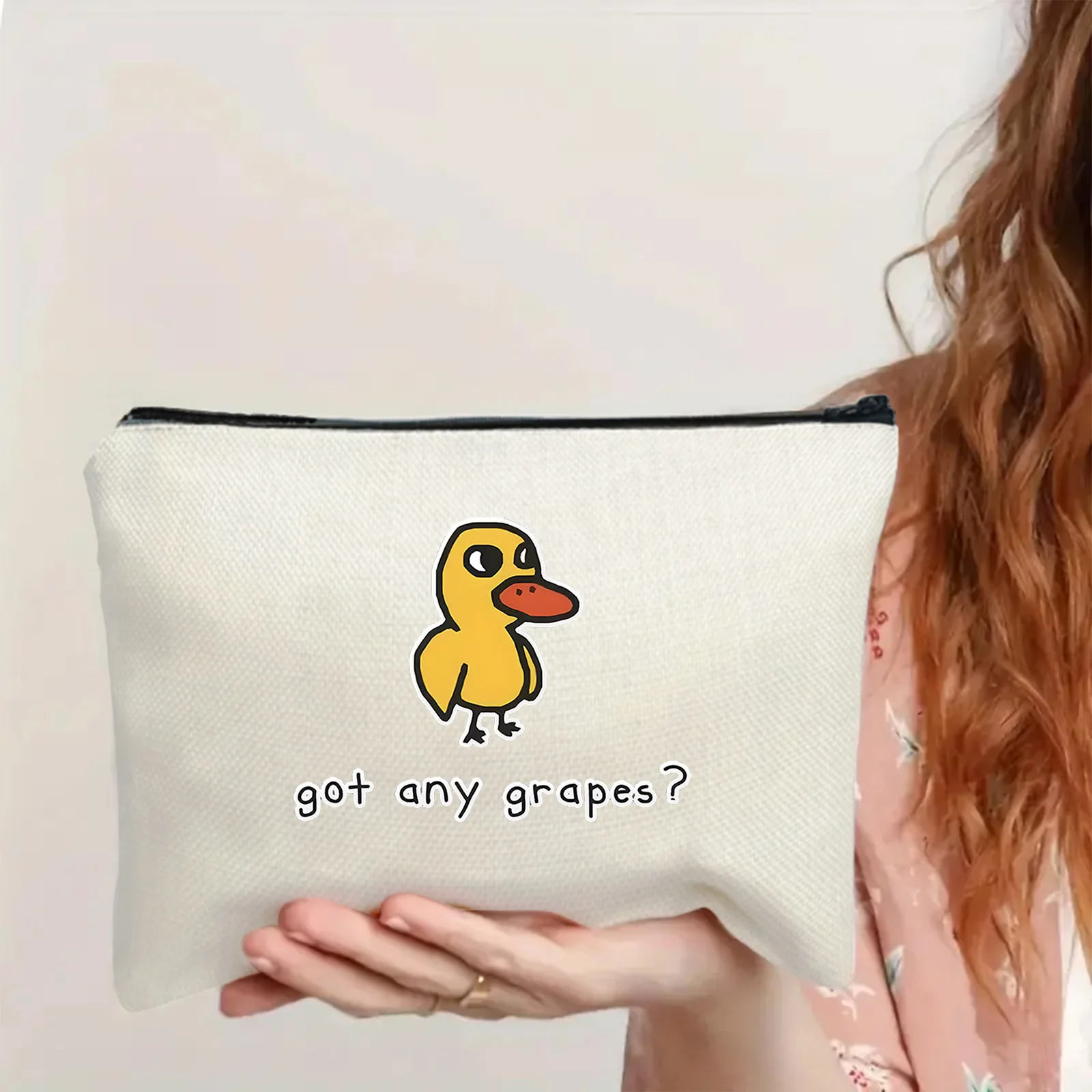 Quacky Canvas Toiletry Bag with 