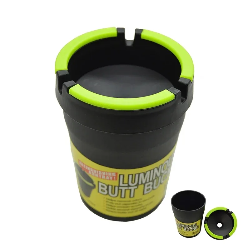 New car luminous ashtray portable ashtray creative funnel plastic ashtray Ashtray