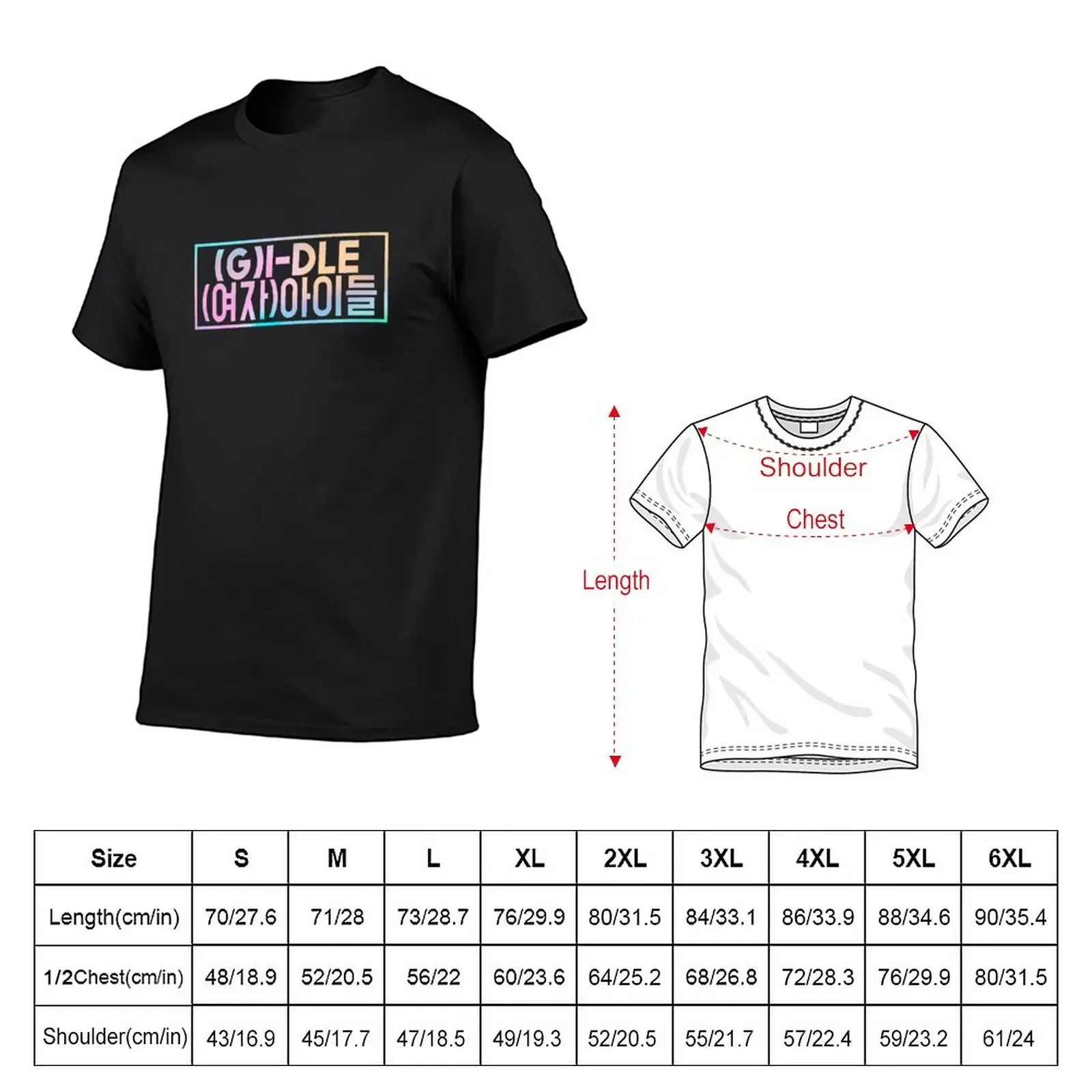 New (G)I-DLE - GIDLE, (G)IDLE KPOP T-Shirt man t shirt for a boy basketball graphic tees summer tops oversized t shirt men