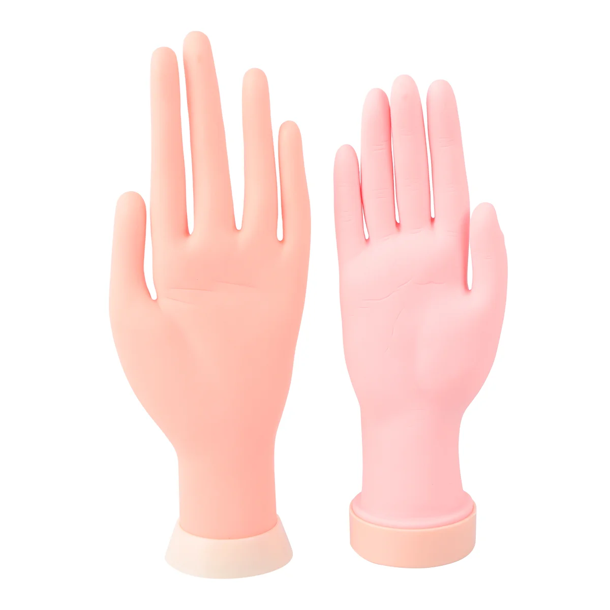 

2 Pcs Hand Model Fake Nail Practice Manicure Training Prosthetic Human Body