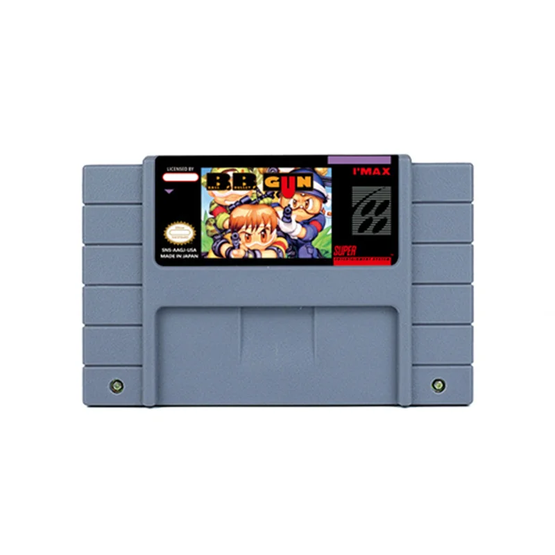 Ball Bullet Gun - Survival Game Simulation RPG Game for SNES 16 BitRetro Cart Children Gift