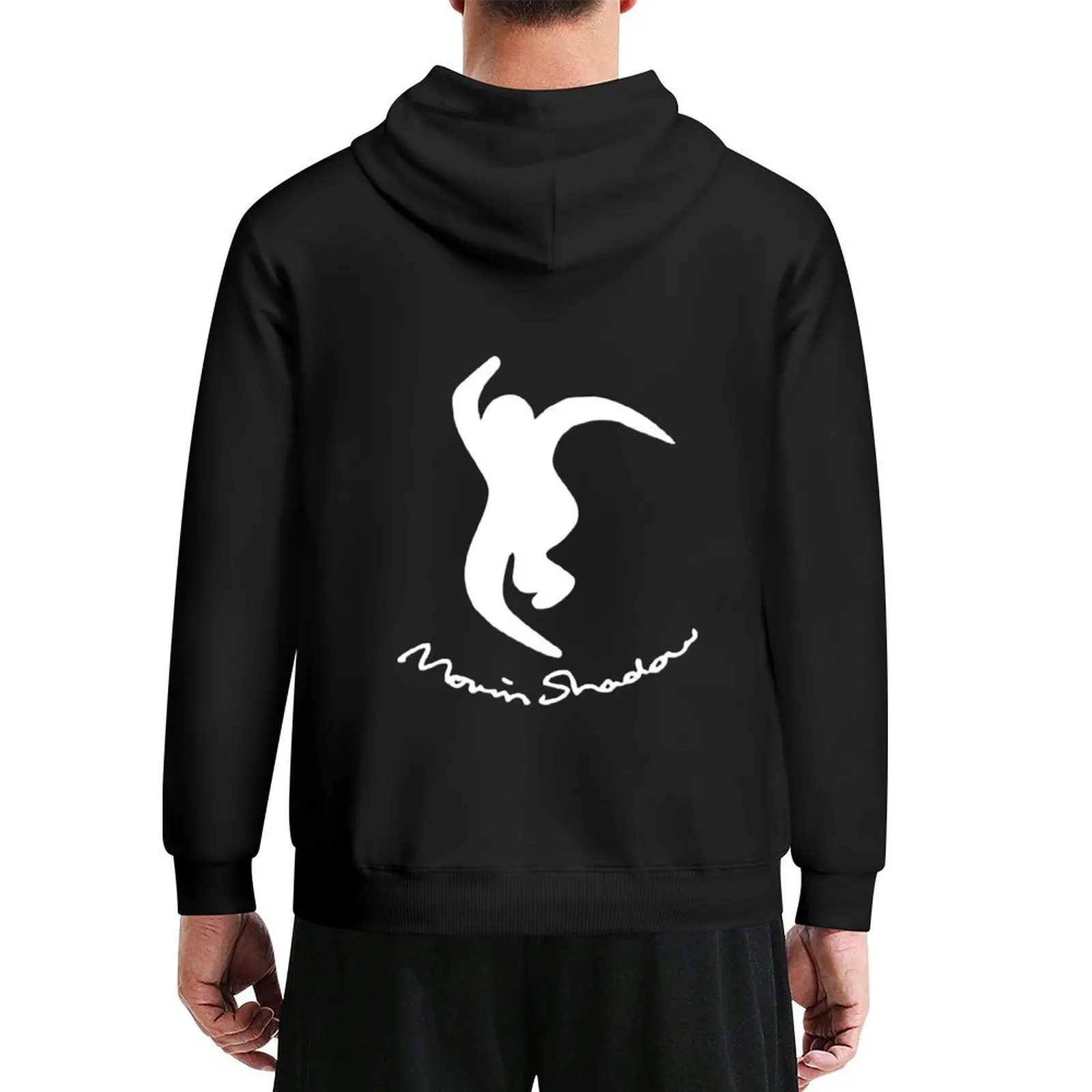 

Moving Shadow Cursive Logo Classic Moving Shadow Cursive Hoodie men's sweat-shirt set blouse korean style clothes men hoodie