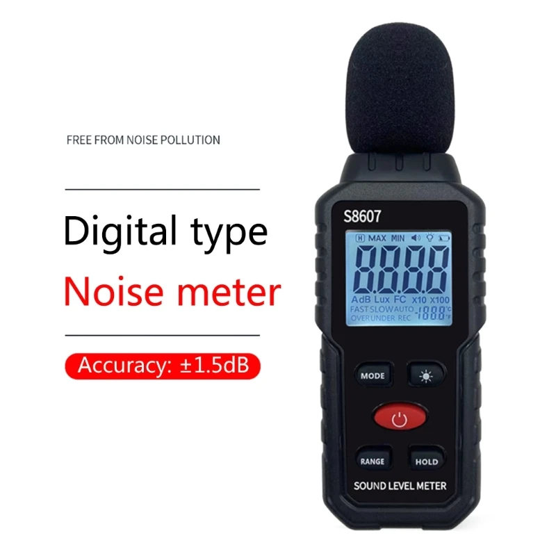 Sound Level Meter Digital Handheld-DB Meter Sonometros Noise Audio-Level Meter 30-130dB Decibels Mini Noise Sound Meter