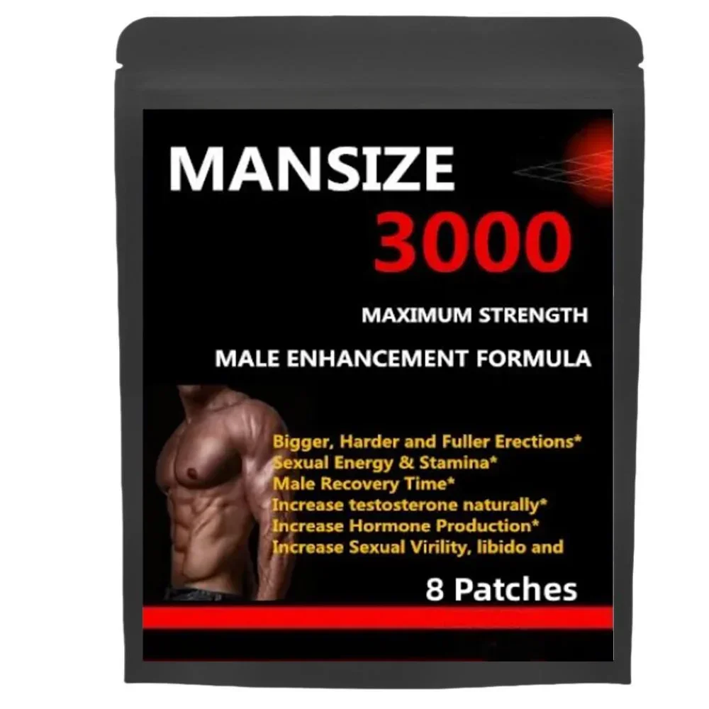 Mansize 3000 Erection Male Impotence Cures Flaccid Penis - 100% Safe