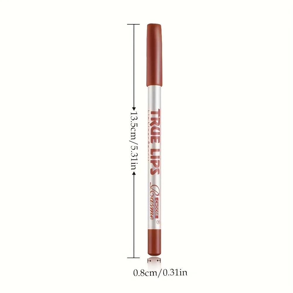 12 cores à prova dwaterproof água fosco lipliner lápis vermelho contorno matiz batom de longa duração copo antiaderente hidratante lábios maquiagem