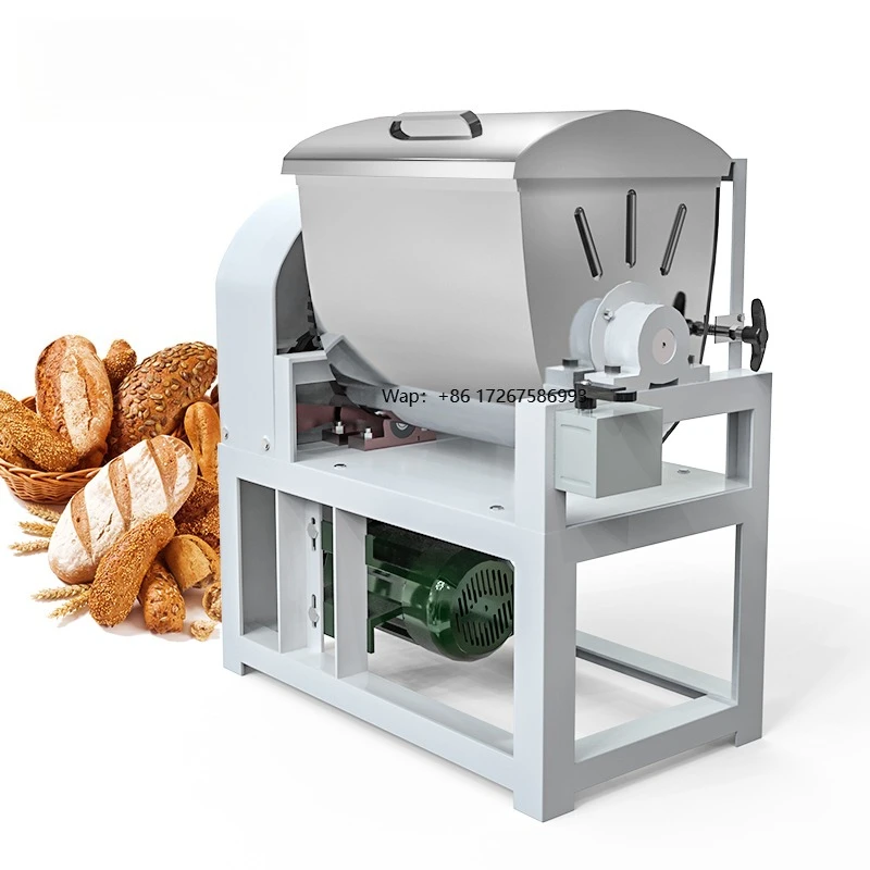 Fully Automatic Dough Mixer Commercial 25 kg 50 kg Flour Mill Bakery Use Kitchen Kneading Machine Commercial Pizza Dough Mixer