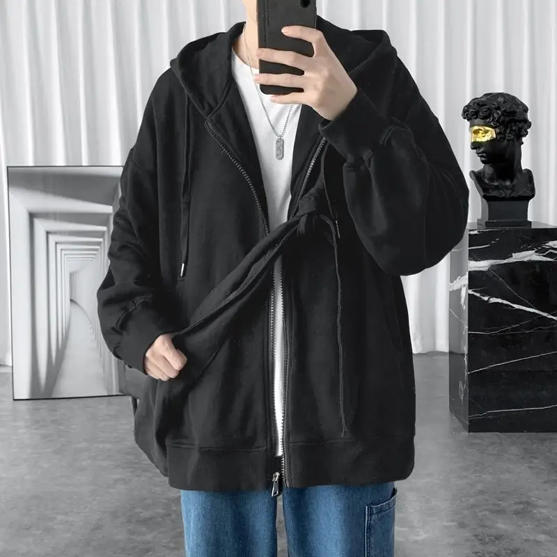 

New original sweatshirt for men handsome and trendy hooded 2024 new Korean style trendy ins style loose and versatile jacket y2k