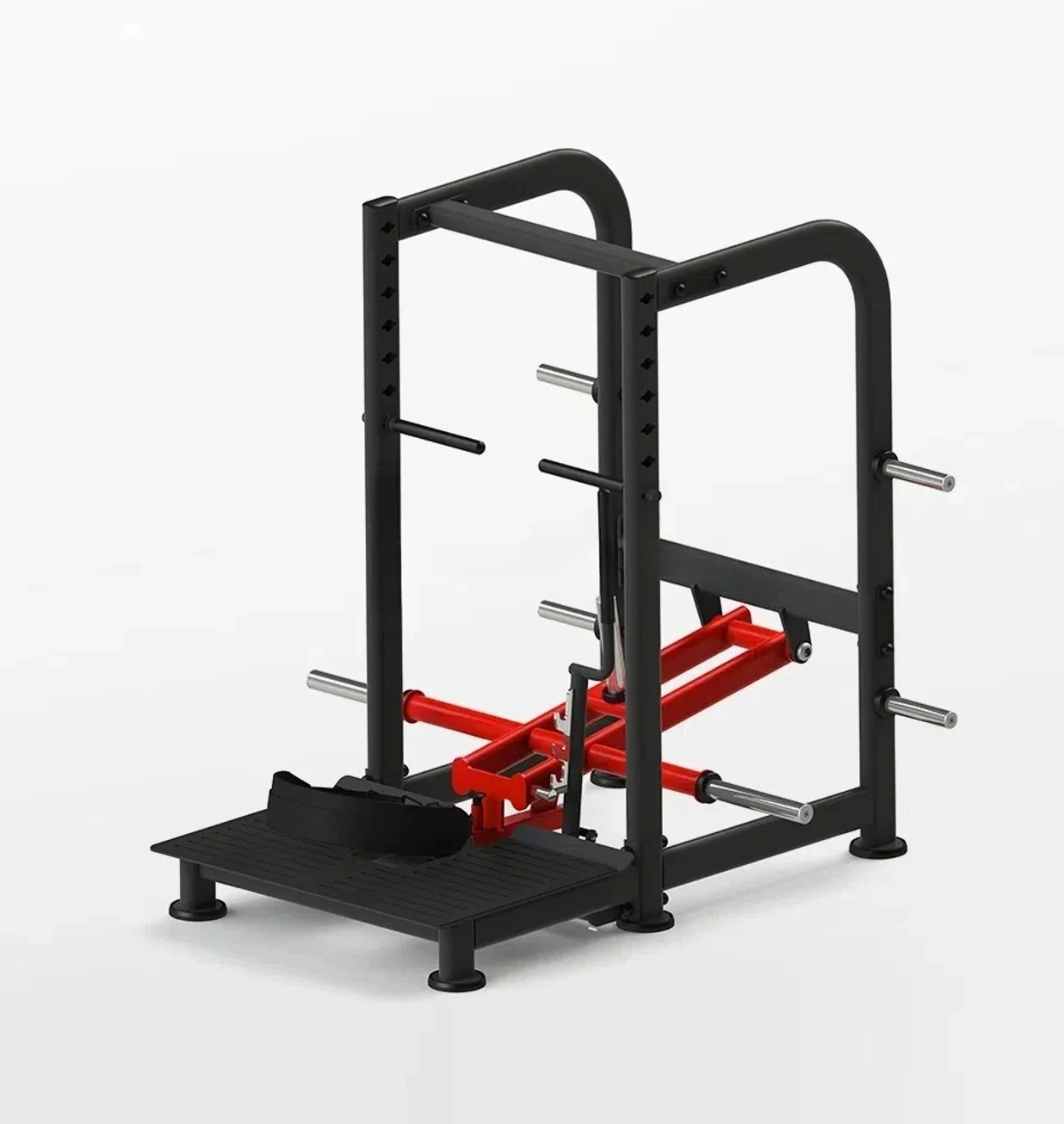 Equipamento comercial da aptidão da máquina do agachamento da correia carregada da placa da força de aço do ginásio