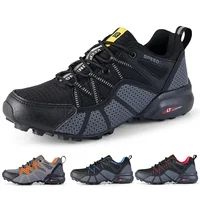 Zapatos de ciclismo para hombre, calzado deportivo para bicicleta sin cerradura, para exteriores, montaña, todoterreno, ligero, antideslizante, resistente al desgaste, Shoes39-47