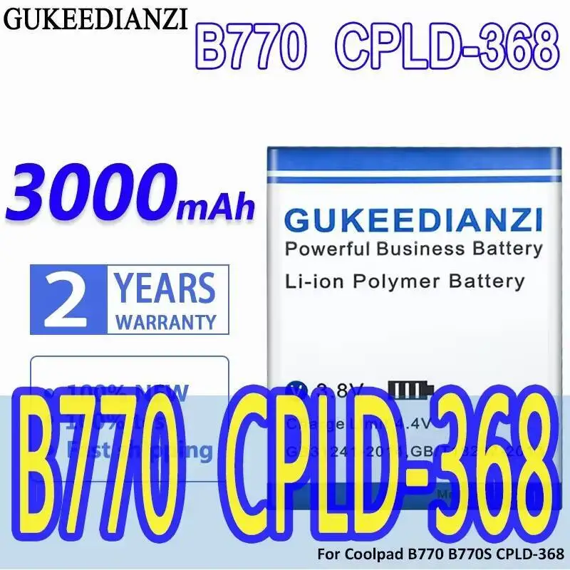

Mobile Phone Battery Long-Lasting Performance Safe 3000Mah For Coolpad B770 B770S Cpld-368