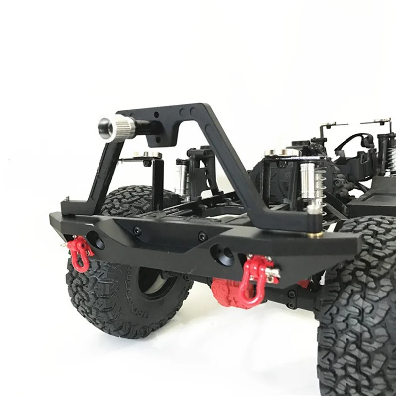 B78B-For 1/10 محاكاة تسلق سيارة الوفير Trx4 Scx10 90046 المعادن الأمامية والخلفية المضادة للتصادم قطع الغيار الإطارات الرف