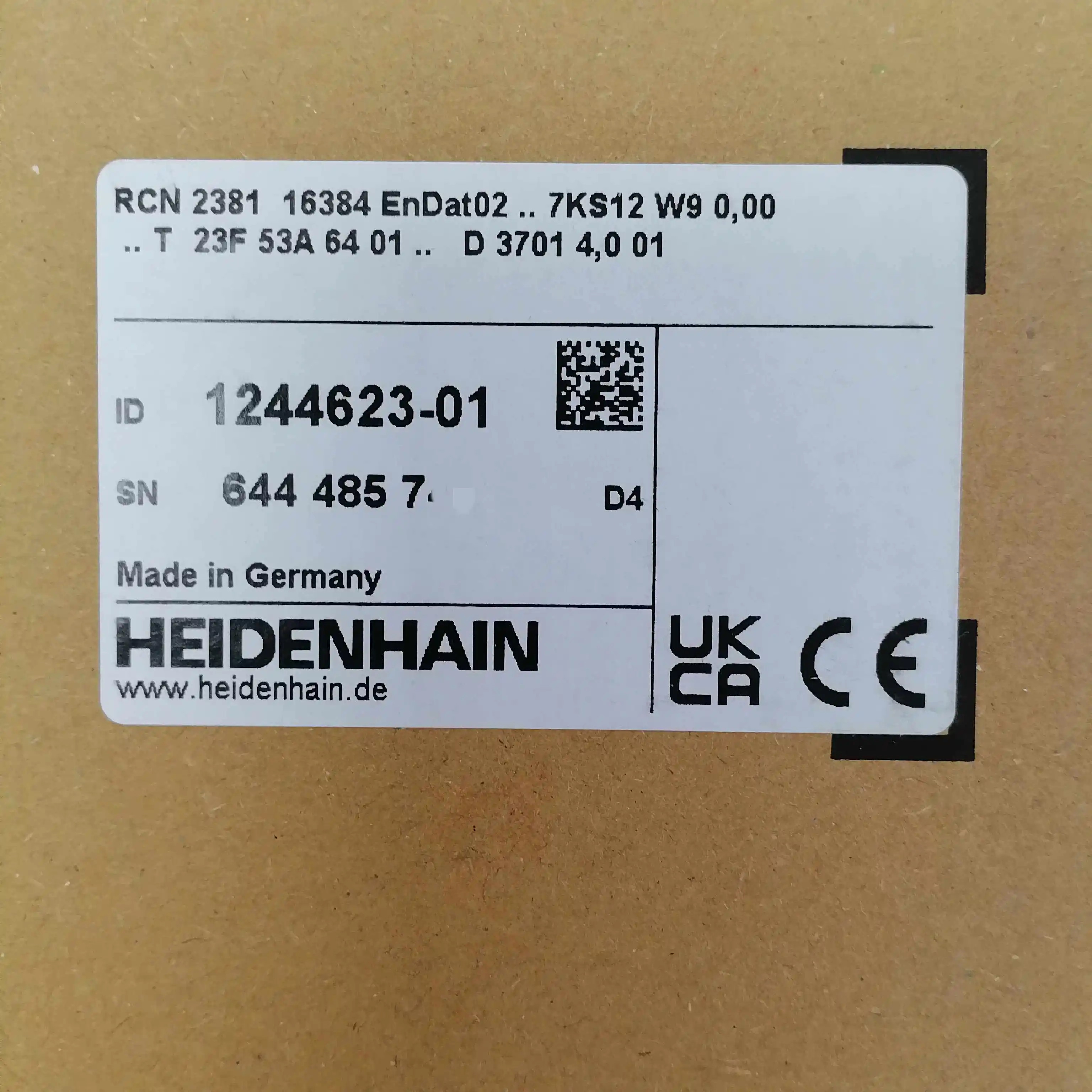 HEIDENHAIN PLC Original CNC Angle Encoder RCN 2381 ID 1244623-01