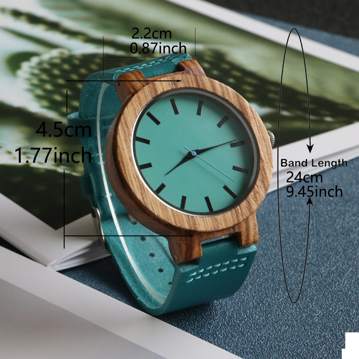 ساعة كوارتز خشبية جديدة من الجلد الطبيعي للأولاد والبنات، مصنوعة يدويًا بالكامل، رعاية صحية صديقة للبيئة، مناسبة للحياة اليومية، عطلات الأصدقاء، هدايا عيد الميلاد