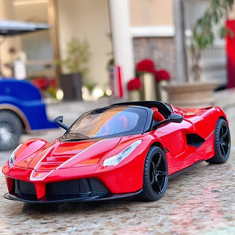 

1:22 Ferrari Convertible Rafa Roadster Модель Имитация автомобиля из сплава Орнамент для мальчика Подарок на день рождения Игрушечная модель автомобиля Детский подарок.