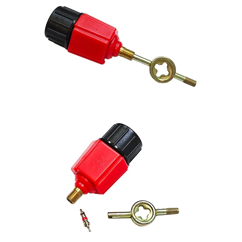 Manner Sup Paddle Air Nozzle Air Valve Rubber Boat Canoe Changeover Car Pump Adapter Multi Connector