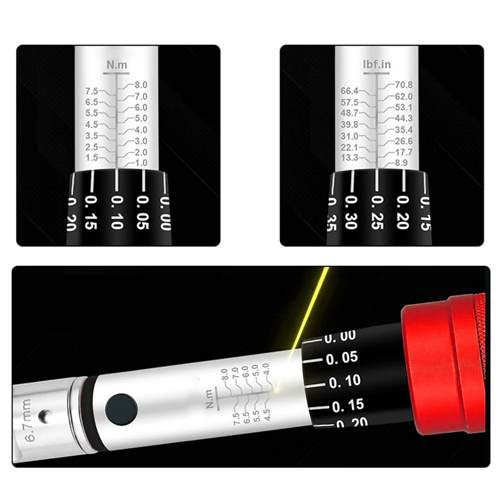 

Spoke Torque Wrench for Motorcycles 5 1 6 9mm For Precision Ergonomic Design for Comfortable and Efficient Use