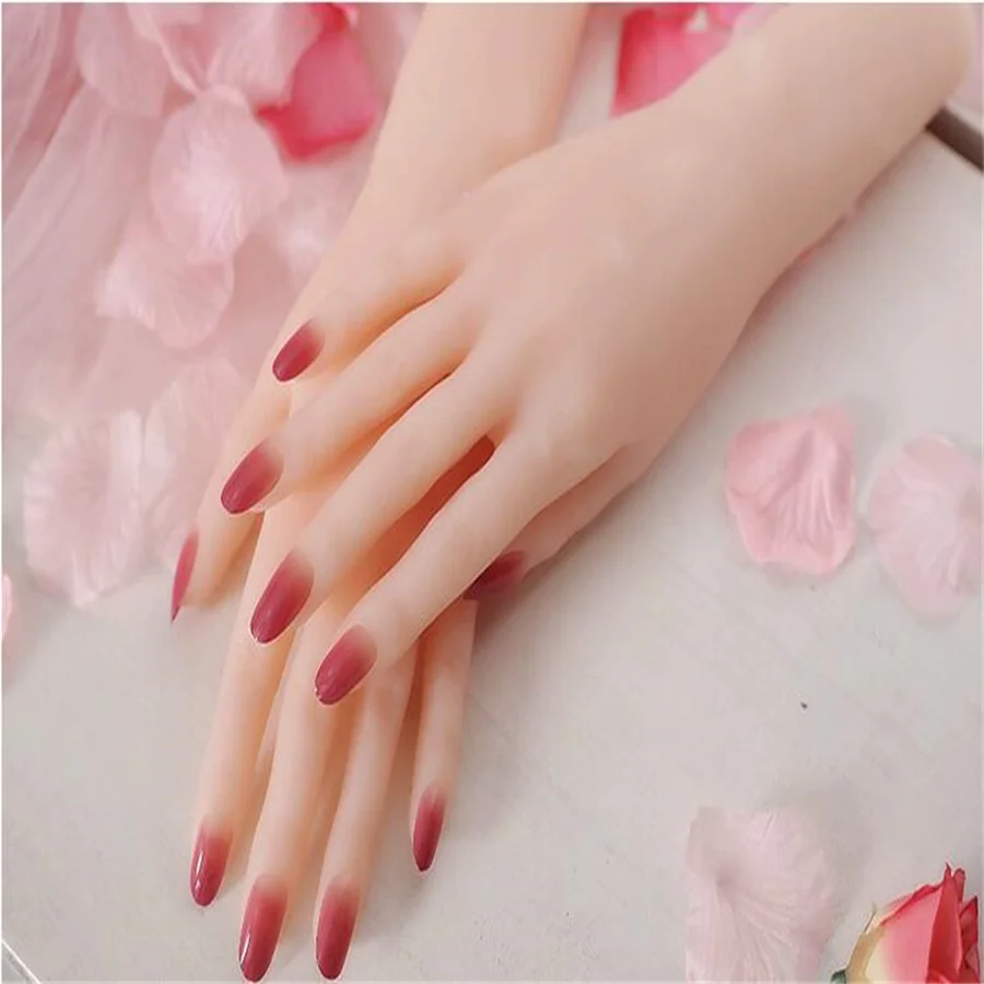 

Real Hand Mannequin for Women, Body Manicure Props, Jewelry Model Art, Halloween Finger, AT029