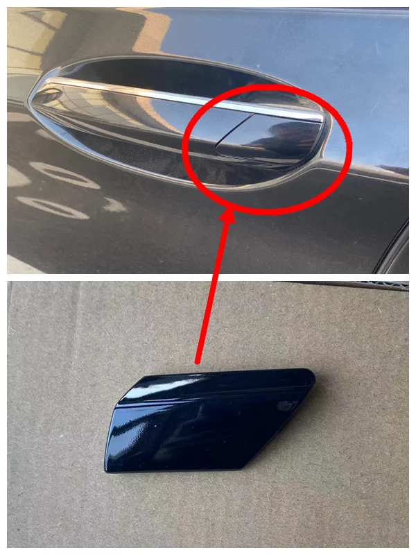 フロント左運転席側アウタードアハンドルロックキーホールカバーキャップ-bmw-7-シリーズ-g11-g12-2015-2022-51217474681