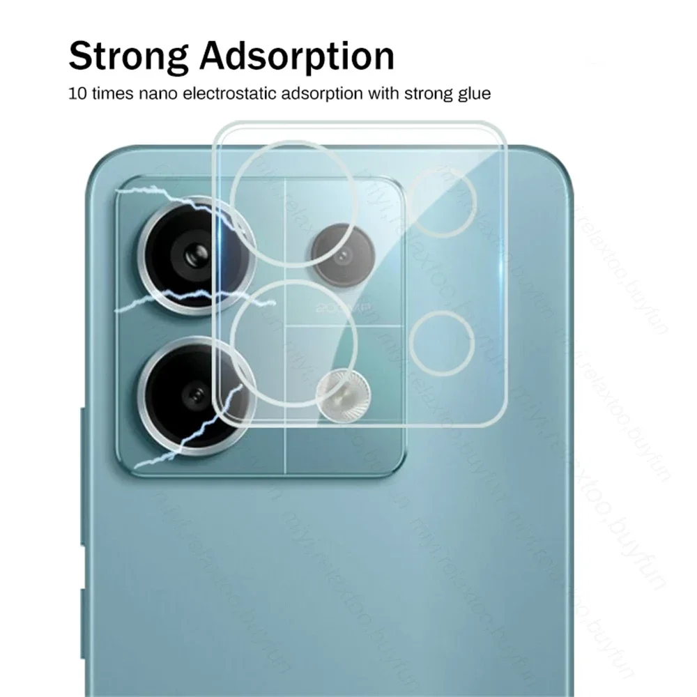 1-3 PCS 3D Curved Camera Protector Tempered Glass Case for Redmi 14C 12 13C Note 14 13 12 Pro Plus Lens Protective Glass