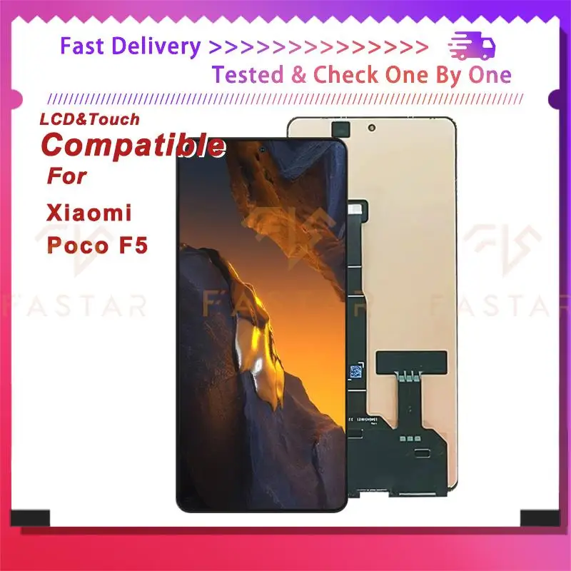 

PocoF5 6.67"Amoled For Xiaomi Mi Poco F5 LCD Display Touch Digitizer Assembly Replacement Phone Screen Xiaomi Mi PocoF5 lcd