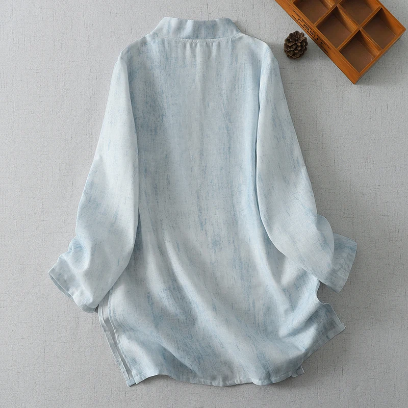 Blus Kimono Panjang Bahan Katu - Summer Clothing Linen ulasan dan harga