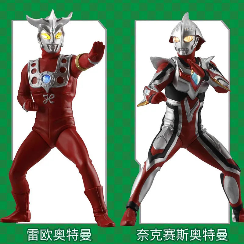 Caja ciega Bandai genuina, juguetes de cápsula, figura de Anime brillante, personaje con luz Ultraman 2 Jack Seven, figura decorativa modelo